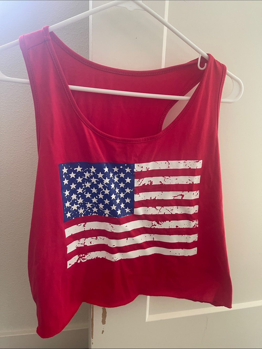 Women’s Red Flag Graphic Tank Top